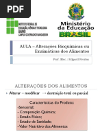 AULA – Alterações Bioquímicas Ou Enzimáticas Dos Alimentos