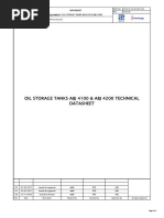 API STD 650 Storage Tank Data Sheet: GENERAL Special Documentation ...