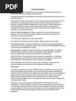 Cartas de Conservacion