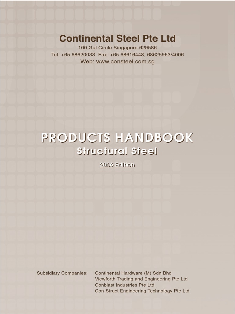 ta Catalog Consteel 2006 | PDF | Business