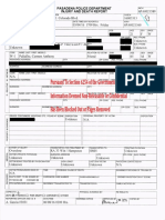 Pasadena Police report on March 2016 overdose