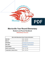 morrisville elementary school student  parent handbook 2017-2018