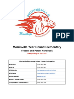 Morrisville Elementary School Student Parent Handbook 2017-2018