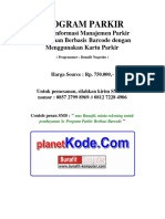 Sistem Informasi Manajemen Parkir Kendaraan Berbasis Barcode Dengan Visual Basic Dan MySQL PDF