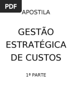 APOSTILA GESTÃO ESTRATÉGICA DE CUSTOS
