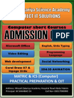 Computer Short Courses: MATRIC & ICS (Computer) Practical Preparation & Ojt