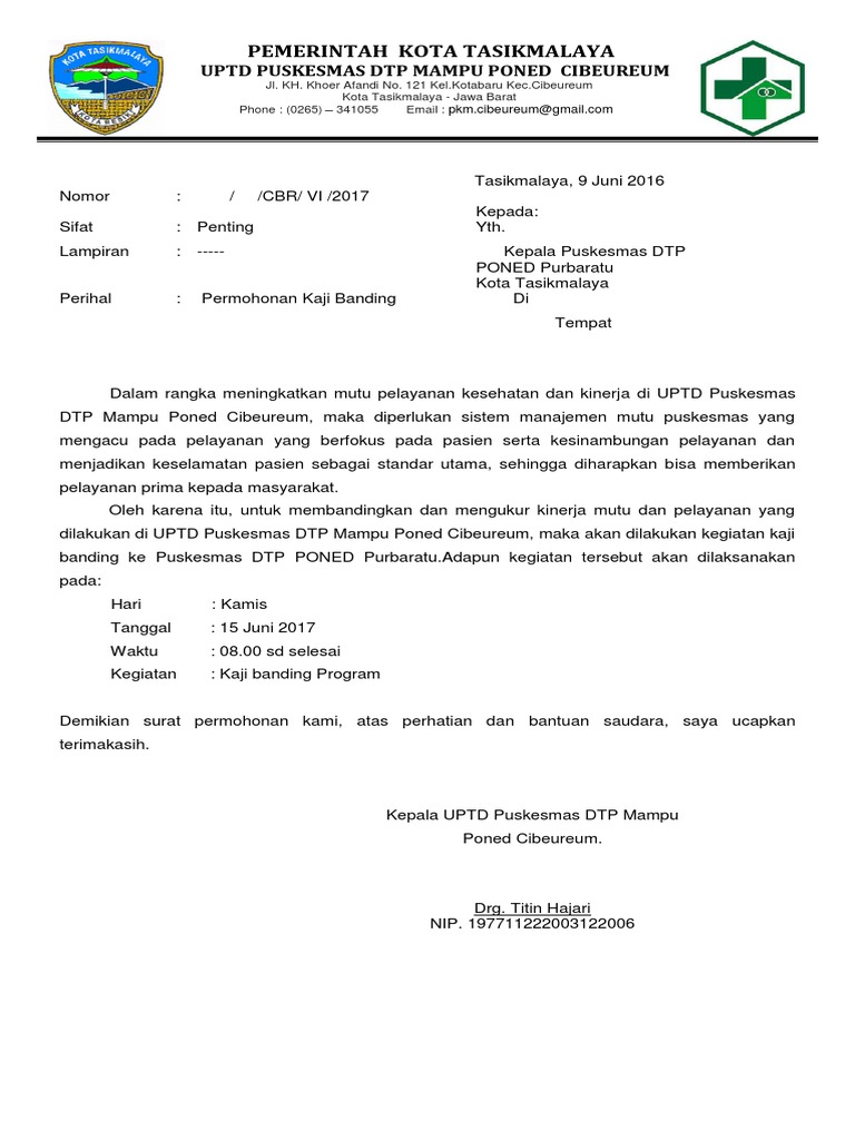 Surat Permohonan Kaji Banding