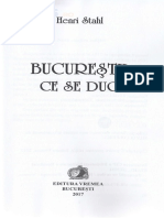 Bucurestii Ce Se Duc - Henri Stahl