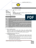 Lesson Plan Siti Nurhidayah Ganjil