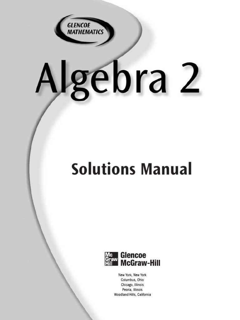 Algebra 2 Solutions Pdf Integer Rational Number