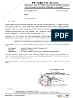 Download Surat Undangan Panggilan Seleksi Interview PT Pertani Persero by Zahra Alya Putri SN354047161 doc pdf
