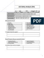Job Safety Analysis PDF