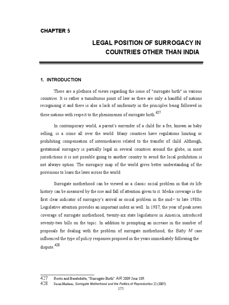 11 Chapter 5 | PDF | Surrogacy | Mother