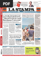 La rivolta dei professori "Stipendi fermi da sei anni. Blocchiamo l'Università" - La Stampa del 13 luglio 2017
