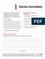 Toolbox: Safe Handling and Inspection of Electrical Cords