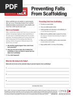 CPWR Preventing Falls From Scaffolding PDF