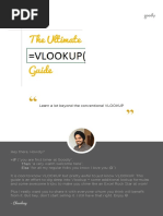 The Ultimate Vlookup Guide PDF