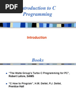Introduction To C Programming