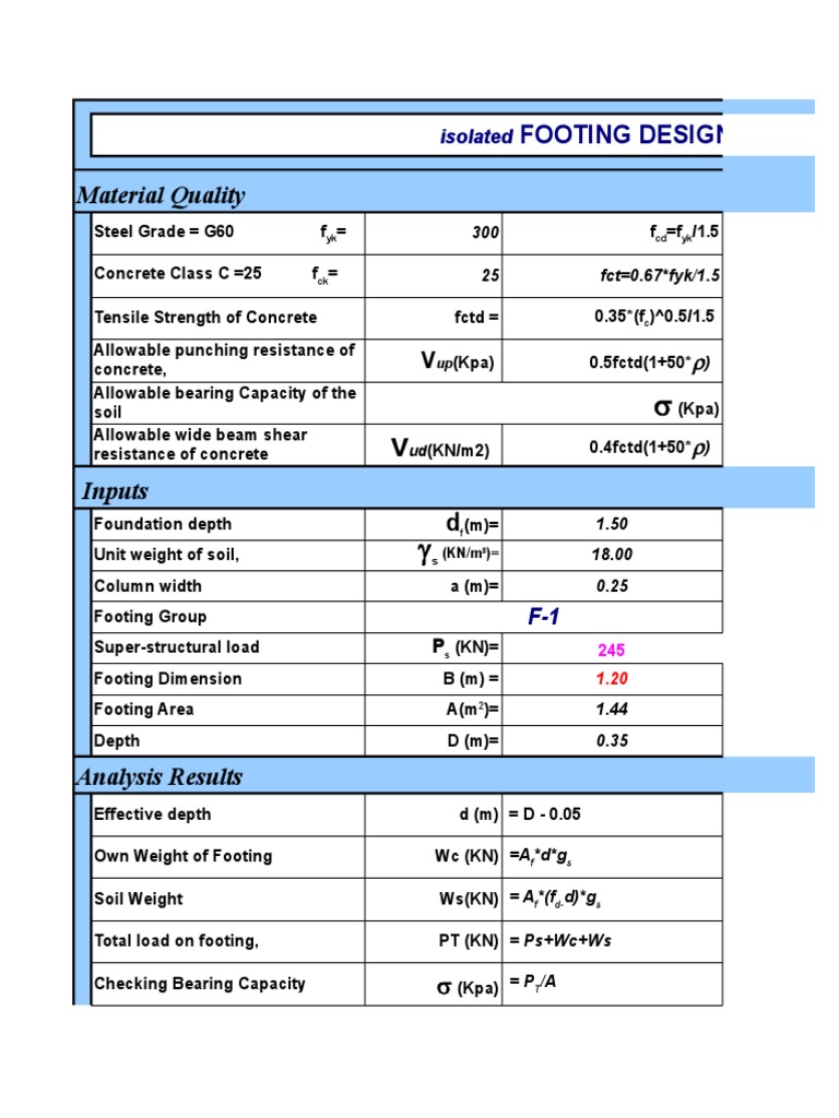 L-Footing Design Program | PDF | Beam (Structure) | Strength Of Materials