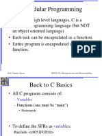 Modular Programming: Prof. Cherrice Traver EE/CS-152: Microprocessors and Microcontrollers