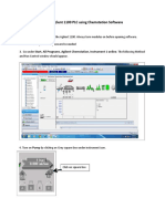 Agilent 1100 PLC Using Chemstation Software: Computer Start All Programs Agilent Chemstation Instrument 1 Online