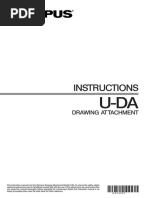Manual Olympus U-DA Drawing Tube