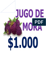 Jugo de Mora 