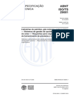 Abnt Iso - TS 29001-2010