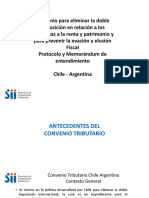 Convenio Eliminacion Doble Tributacion Chile-Argentina