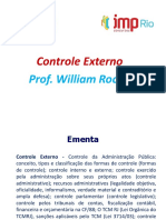 Controle Externo. Prof. William Rocha