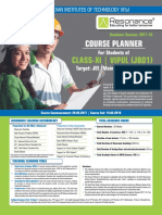 Course Planner Class-Xi - Vipul (Jb01) Class-Xi - Vipul (Jb01)