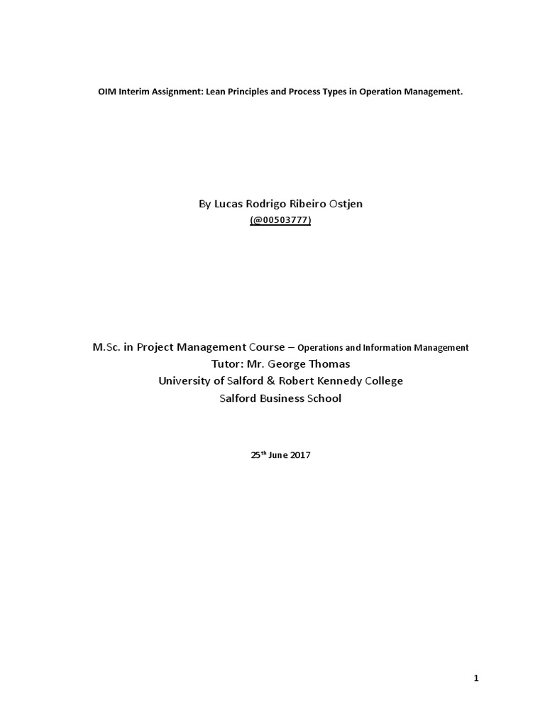 Lean Principles in Construction Management | PDF | Lean Manufacturing ...