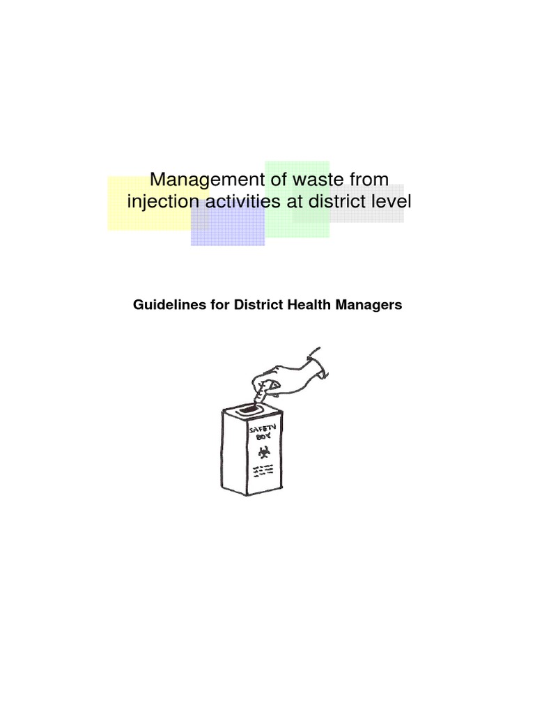 Management Waste Injections | PDF | Waste Management | Syringe