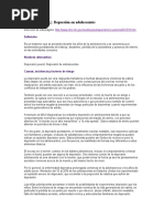 Depresión en Adolecentes