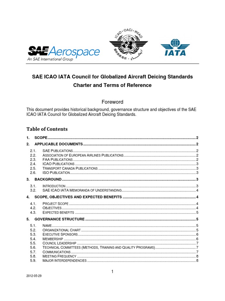 Sae Iata Icao Council - Siagdp | PDF | Specification (Technical ...