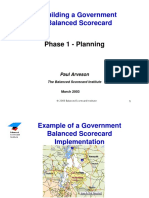 Building A Government Balanced Scorecard: Phase 1 - Planning