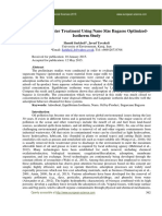 Oil-Polluted Water Treatment Using Nano Size Bagasse Optimized - Isotherm Study