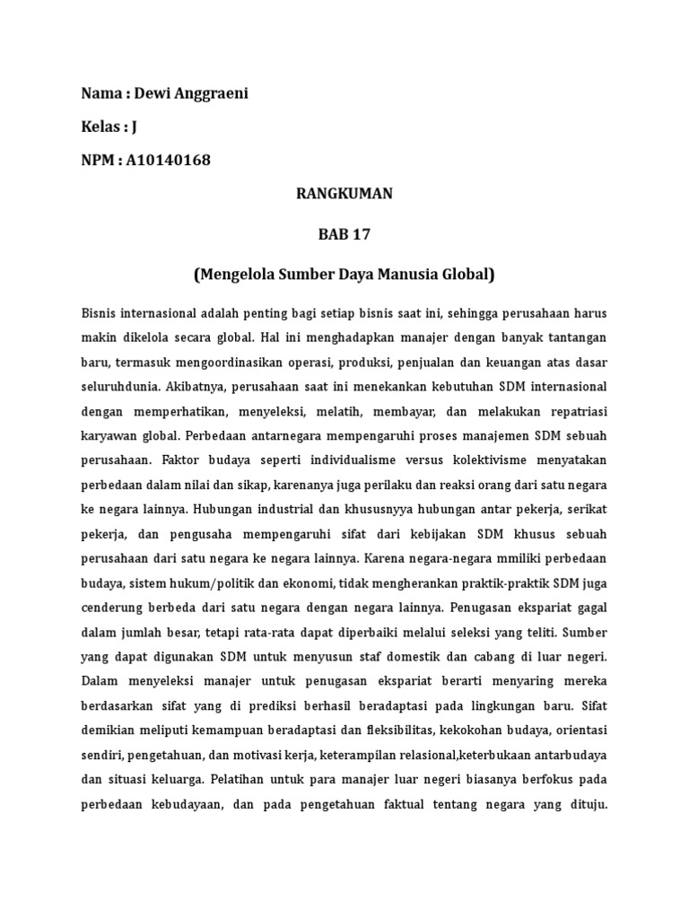 Bab 17 | PDF | Karier & Perkembangan | Pengembangan Diri