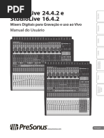 Download Manual Presonus StudioLive 1642 PORTUGUES  by Zeca Vieira SN354090589 doc pdf