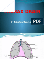 Thorax Drain: Dr. Ririek Parwitasari, SPP