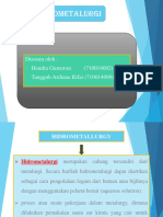 Presentation Hidrometalurgi