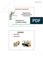 Master Class On GST: Organized by