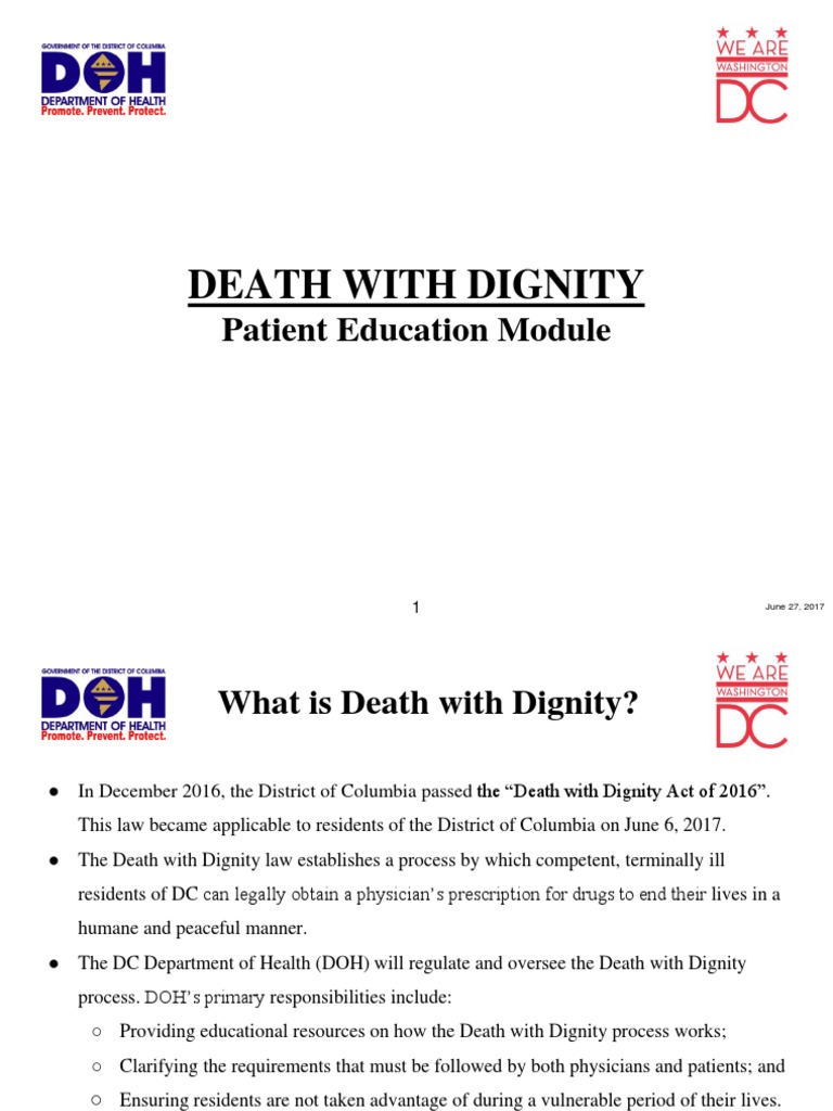 Death With Dignity | PDF | Medical Prescription | Pharmacy