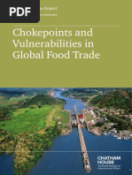 Chokepoints and Vulnerabilities in Global Food Trade