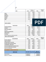 Ejercicio Costos Estado de Resultados Proyectado y VAN Jun2017