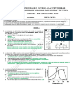 Pruebas de acceso a la universidad: Biología