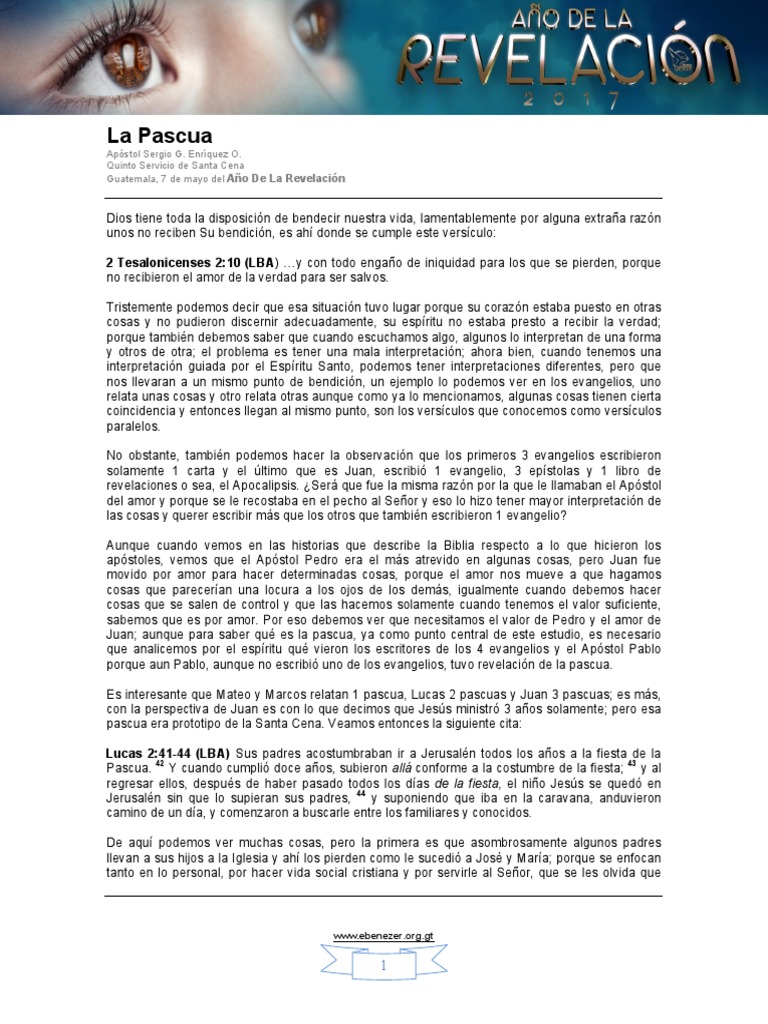 Significado y Reflexión sobre la Pascua | PDF | Pascua de Resurrección ...