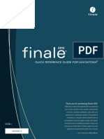 Finale 2012 Quick Reference Guide For Mac PDF