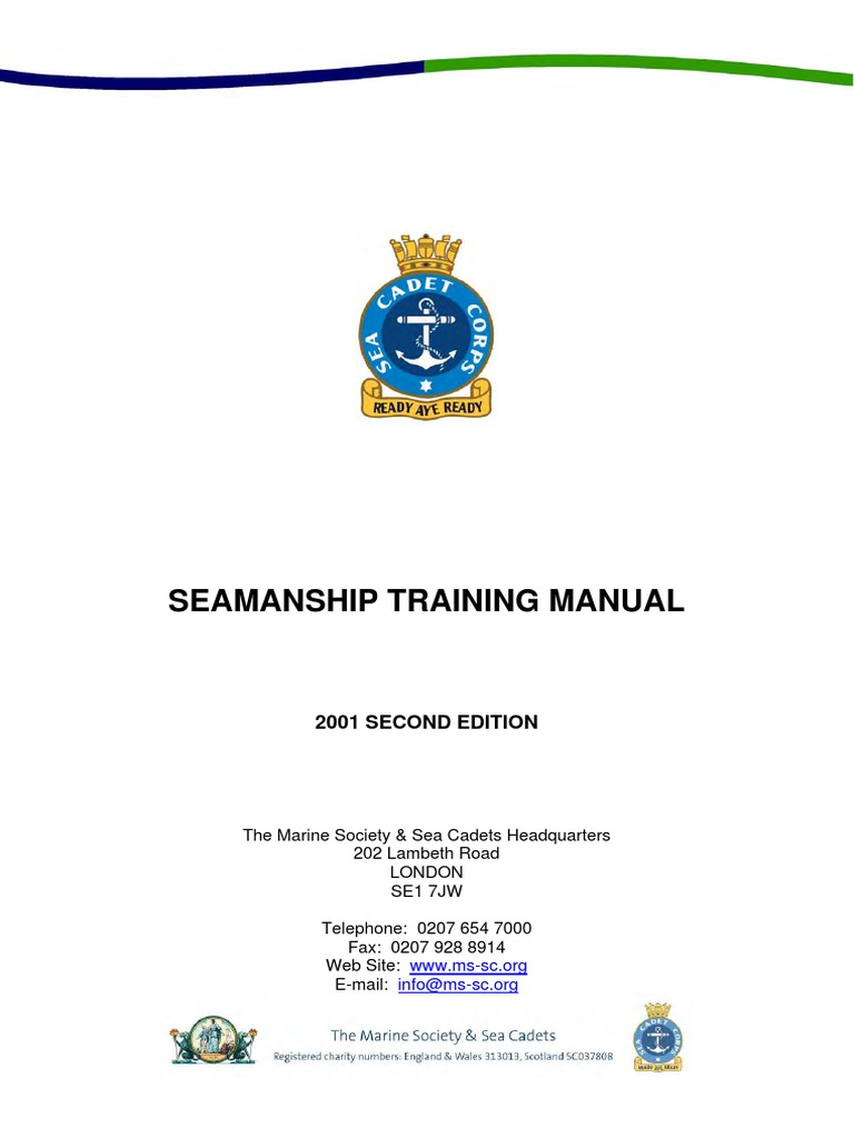 Seamanship Training Manual: 2001 Second Edition | PDF | Rope | Yarn