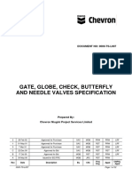 Gate Globe Check Butterfly and Needle Valve Specification - 0000-TS-L007 Rev 2